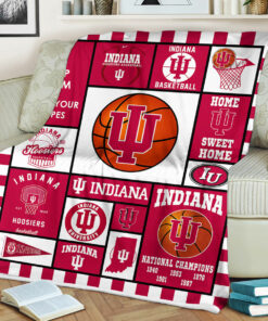 NCAA Indiana Hoosiers Sherpa Fleece Blanket