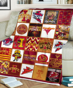 NCAA Iowa State Cyclones Sherpa Fleece Blanket