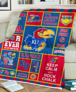 NCAA Kansas Jayhawks Sherpa Fleece Blanket