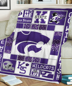 NCAA Kansas State Wildcats Sherpa Fleece Blanket