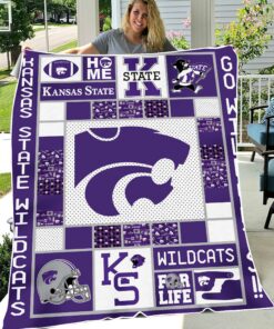 NCAA Kansas State Wildcats Sherpa Fleece Blanket