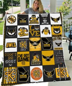 NCAA Kennesaw State Owls Sherpa Fleece Blanket