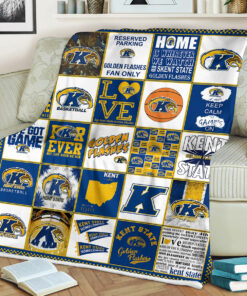 NCAA Kent State Golden Flashes Sherpa Fleece Blanket