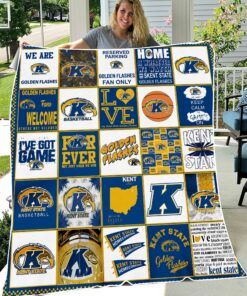 NCAA Kent State Golden Flashes Sherpa Fleece Blanket