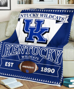 NCAA Kentucky Wildcats Sherpa Fleece Blanket