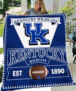 NCAA Kentucky Wildcats Sherpa Fleece Blanket