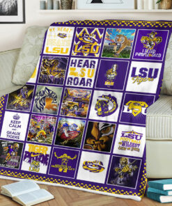 NCAA LSU Tigers Blanket Gifts for Football Fans