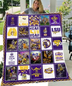 NCAA LSU Tigers Blanket Gifts for Football Fans