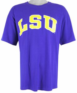 NCAA LSU Tigers T-Shirt 1990s Vintage Style Hoodie Sweatshirt Reprinted Full Size Gifts for Fans