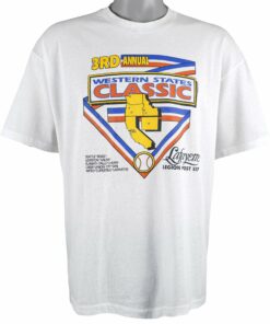 NCAA Lafayette 3rd Annual Western States Classic T-Shirt 1990s Vintage Style Hoodie Sweatshirt Reprinted Full Size Gifts for Fans