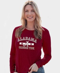 NCAA Long Sleeve T-Shirt Athletic Team, Alabama Sweatshirt Gifts for Alabama Fans