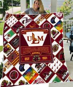 NCAA Louisiana Monroe Warhawks Sherpa Fleece Blanket