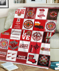 NCAA Louisiana Ragin' Cajuns Sherpa Fleece Blanket