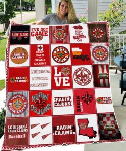 NCAA Louisiana Ragin' Cajuns Sherpa Fleece Blanket