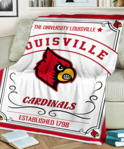 NCAA Louisville Cardinals Sherpa Fleece Blanket