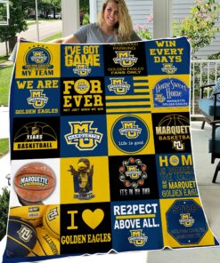 NCAA Marquette Golden Eagles Sherpa Fleece Blanket