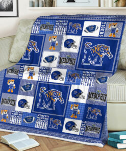NCAA Memphis Tigers Sherpa Fleece Blanket Gifts For Fans