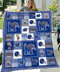 NCAA Memphis Tigers Sherpa Fleece Blanket Gifts For Fans
