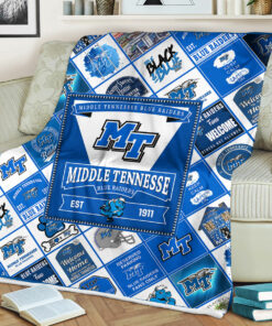NCAA Middle Tennessee Blue Raiders Sherpa Fleece Blanket