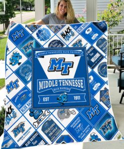 NCAA Middle Tennessee Blue Raiders Sherpa Fleece Blanket
