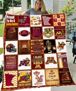 NCAA Minnesota Golden Gophers Sherpa Fleece Blanket