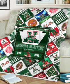 NCAA Mississippi Valley State Delta Devils Sherpa Fleece Blanket