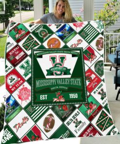 NCAA Mississippi Valley State Delta Devils Sherpa Fleece Blanket