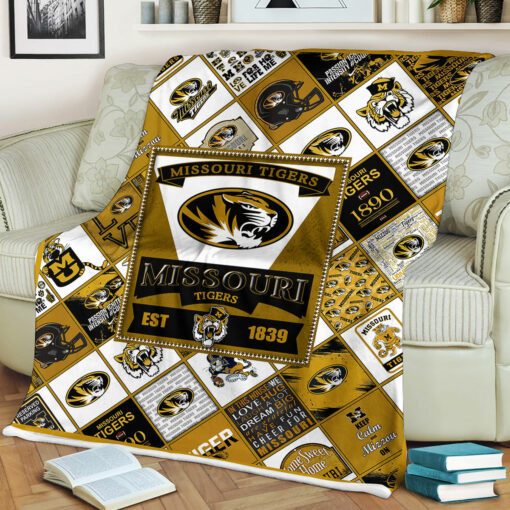 NCAA Missouri Tigers Sherpa Fleece Blanket