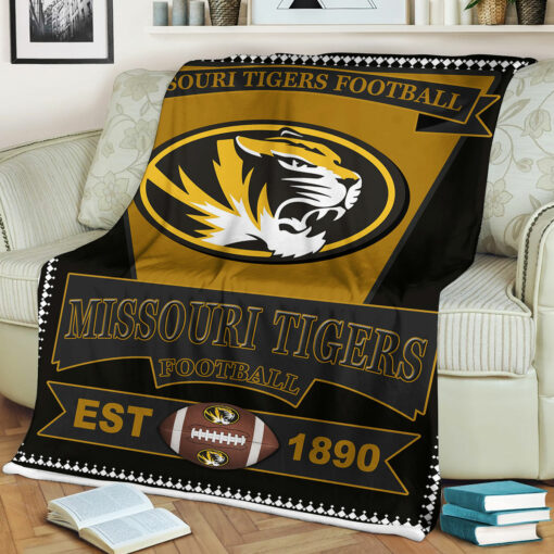 NCAA Missouri Tigers Sherpa Fleece Blanket Gifts For Fans