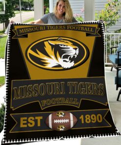 NCAA Missouri Tigers Sherpa Fleece Blanket Gifts For Fans