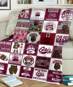 NCAA Montana Grizzlies Sherpa Fleece Blanket