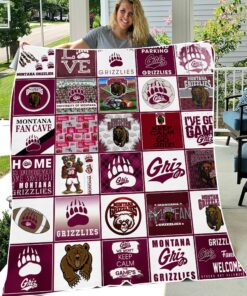 NCAA Montana Grizzlies Sherpa Fleece Blanket