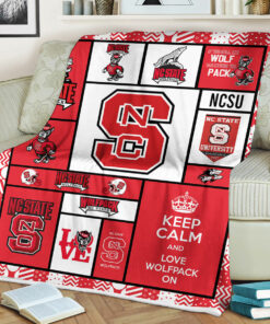 NCAA N.C. State Wolfpack Sherpa Fleece Blanket