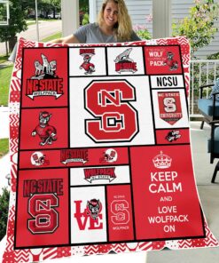 NCAA N.C. State Wolfpack Sherpa Fleece Blanket