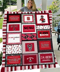 NCAA N.C. State Wolfpack Sherpa Fleece Blanket Gifts For Fans