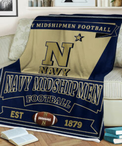 NCAA Navy Midshipmen Sherpa Fleece Blanket