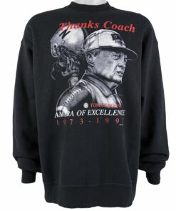 NCAA Nebraska Tom Osborne, An Era Of Excellence Sweatshirt 1991 Vintage Style Hoodie Sweatshirt Reprinted Full Size Gifts for Fans