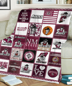 NCAA New Mexico State Aggies Sherpa Fleece Blanket