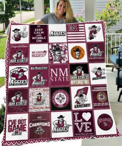 NCAA New Mexico State Aggies Sherpa Fleece Blanket