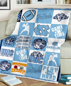 NCAA North Carolina Tar Heels Sherpa Fleece Blanket College Student Gift