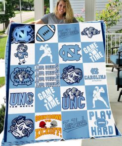 NCAA North Carolina Tar Heels Sherpa Fleece Blanket College Student Gift