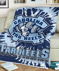 NCAA North Carolina Tar Heels Sherpa Fleece Blanket Gifs for Football Fans
