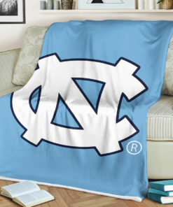NCAA North Carolina Tar Heels Sherpa Fleece Blanket Gifts For Fans