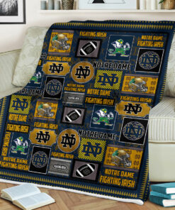 NCAA Notre Dame Fighting Irish Sherpa Fleece Blanket