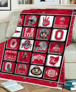 NCAA Ohio State Buckeyes Blanket University Football Fan Gifts