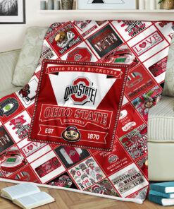 NCAA Ohio State Buckeyes Sherpa Fleece Blanket