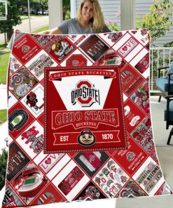 NCAA Ohio State Buckeyes Sherpa Fleece Blanket