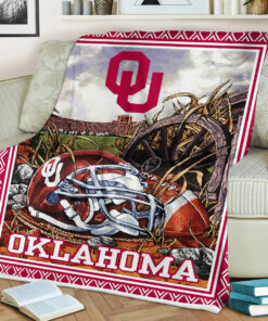 NCAA Oklahoma Sooners Sherpa Fleece Blanket Gifts For Fans