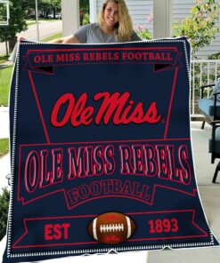 NCAA Ole Miss Rebels Sherpa Fleece Blanket
