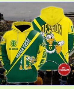 Ncaa Oregon Ducks 3D All Over Print Hoodie, Zip-Up Hoodie